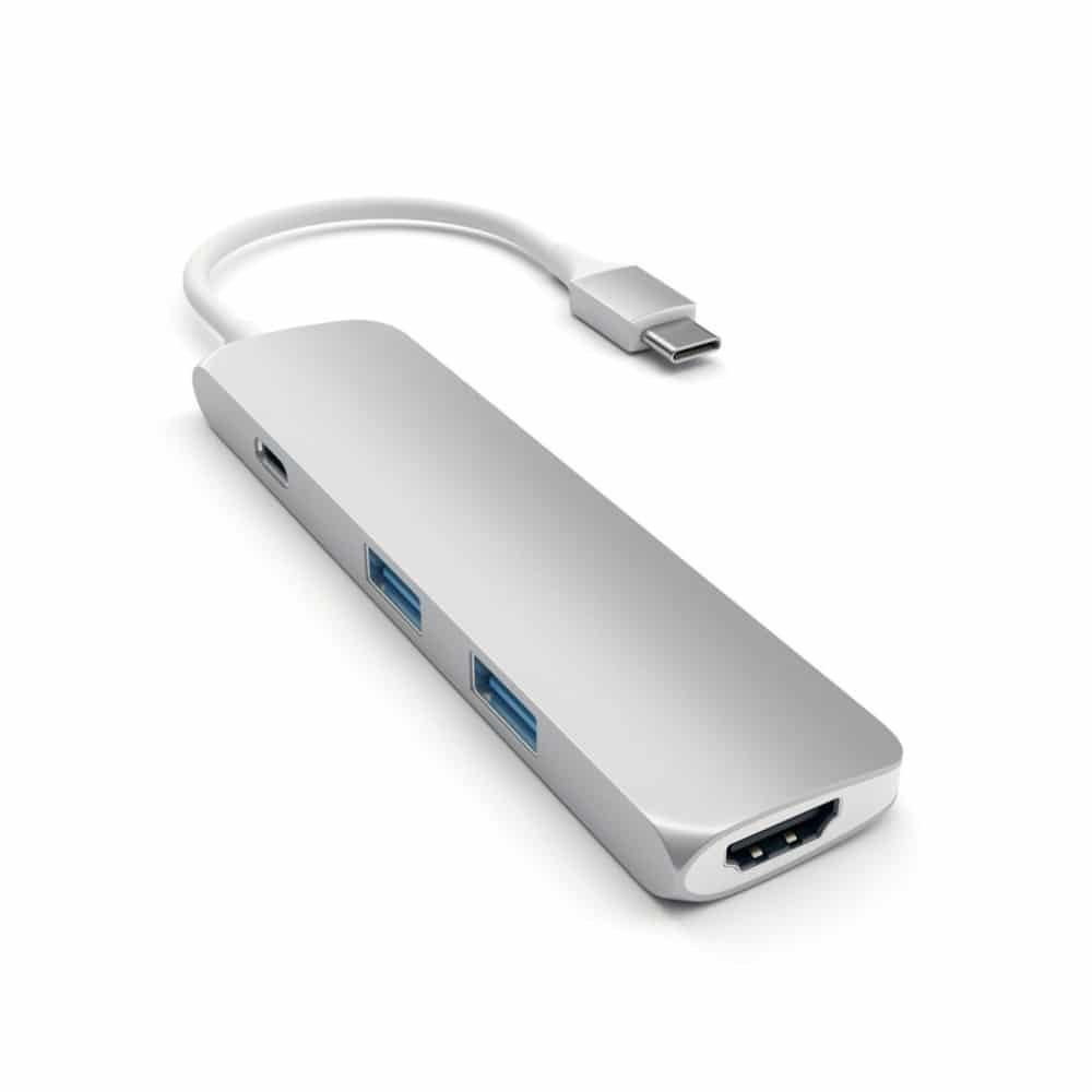 Apple adapteris | Satechi USB-C 4 Multiport Silver adapteris