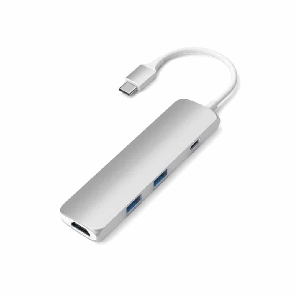 Apple adapteris | Satechi USB-C 4 Multiport Silver adapteris
