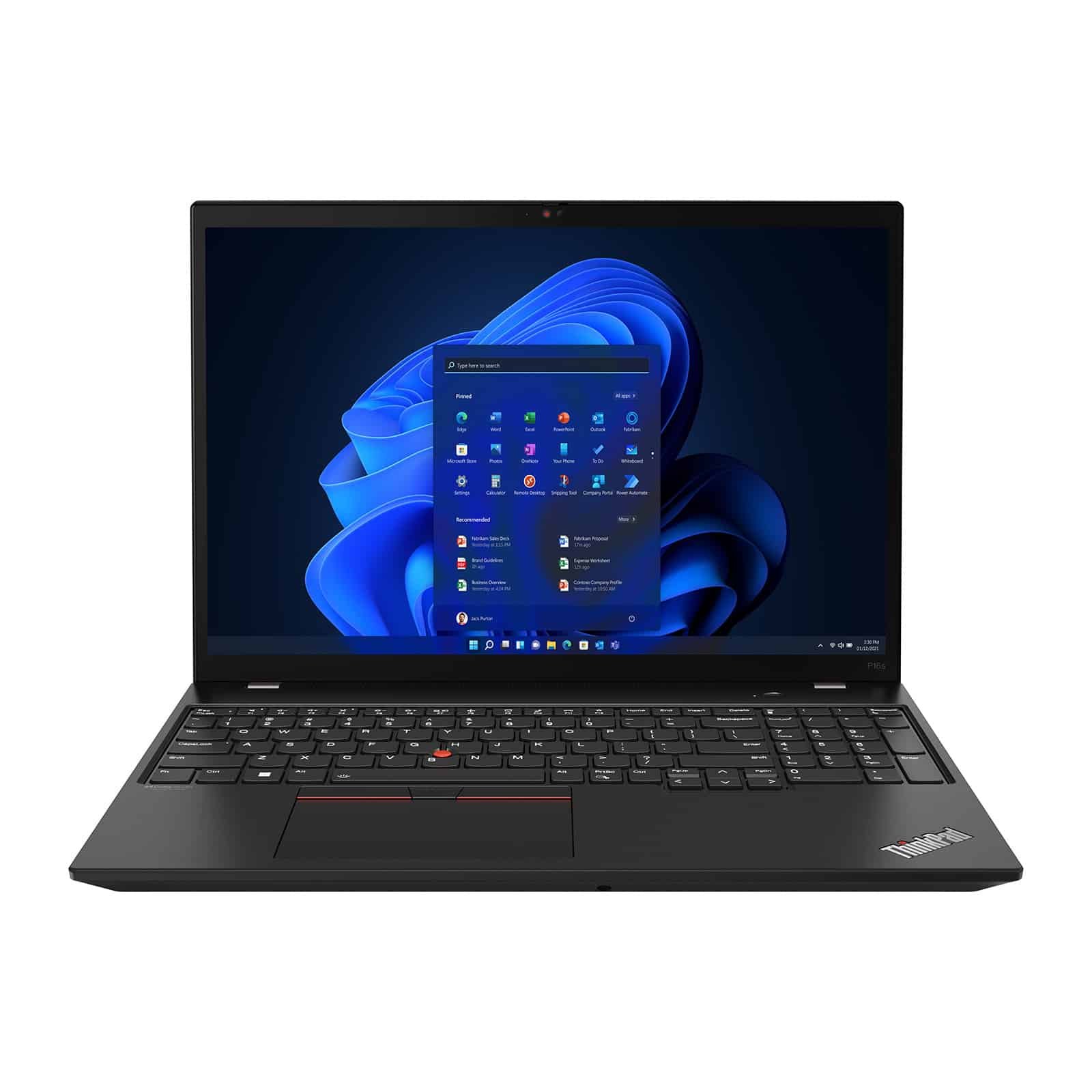 Lenovo ThinkPad P16s Gen 1 Black